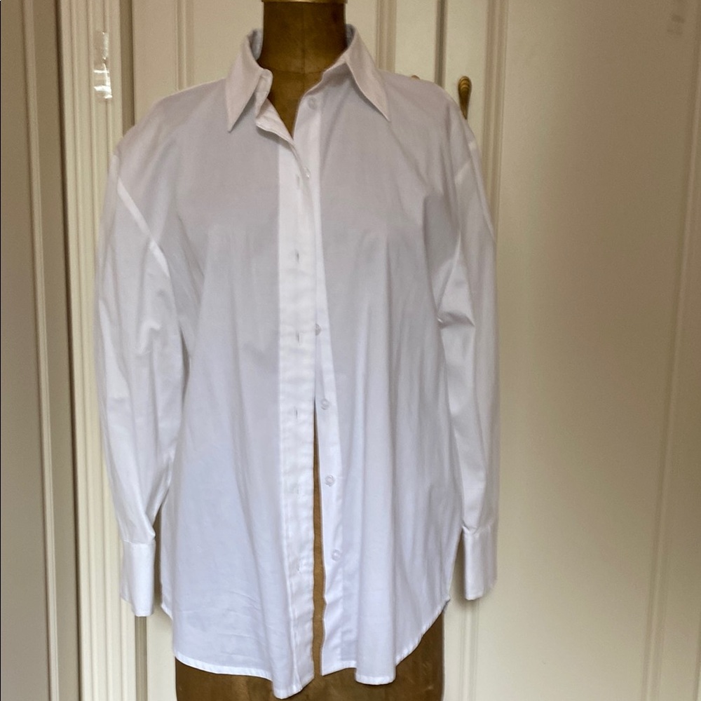 BNWT Jason  Wu Classic White Button Down Shirt